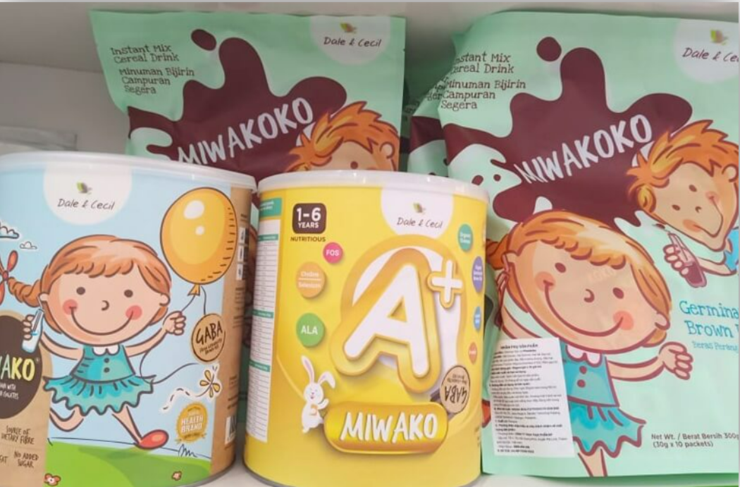 3 loại sữa Miwako