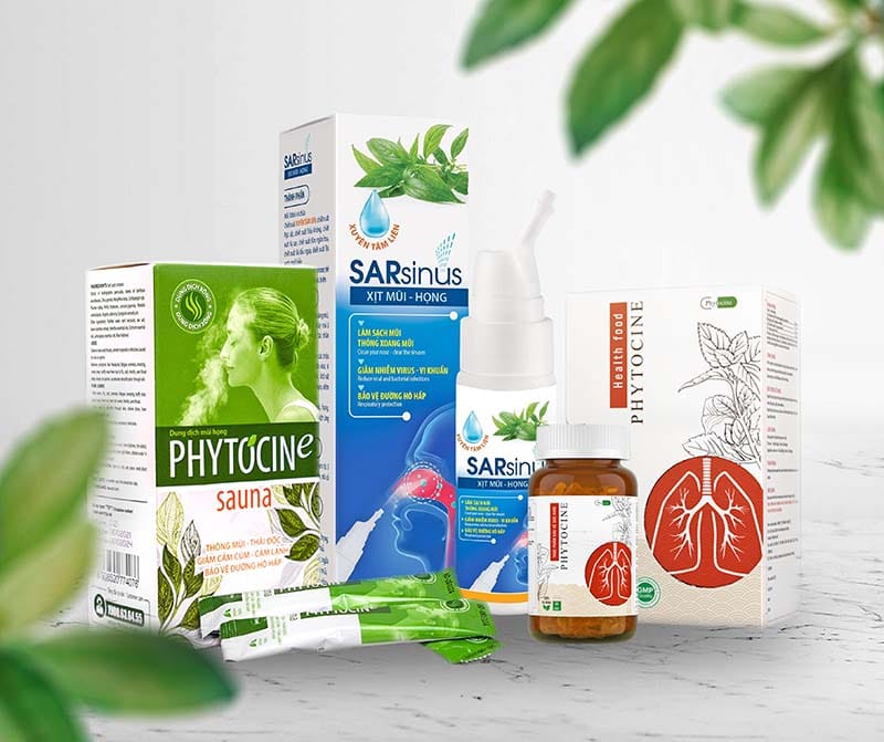 Bộ 3 sản phẩm bảo vệ hô hấp toàn diện Phytocine