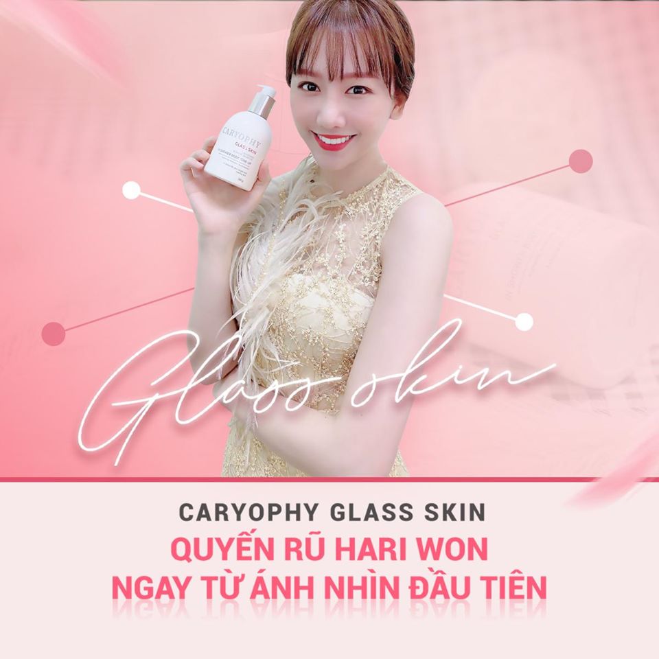 Hariwon review về kem body caryophy glass skin