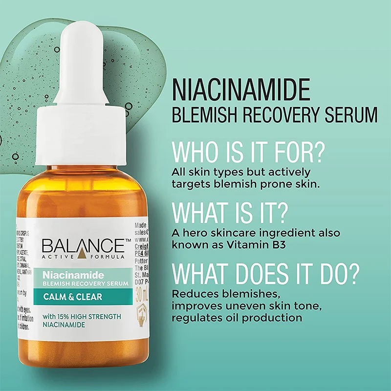Balance Active Skincare Niacinamide Blemish Recovery Serum