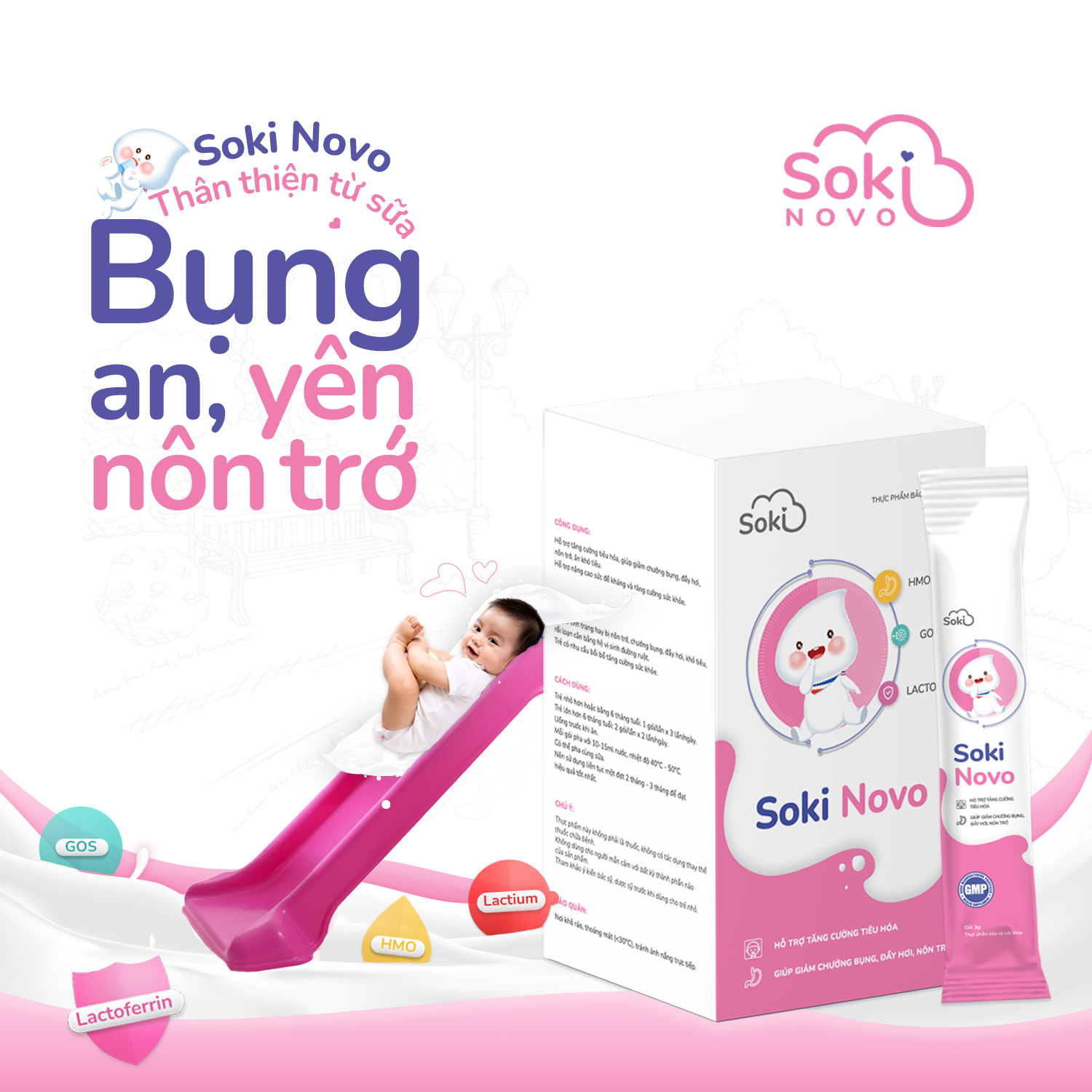 Soki Novo - Chuyên biệt cho trẻ nôn trớ từ sữa