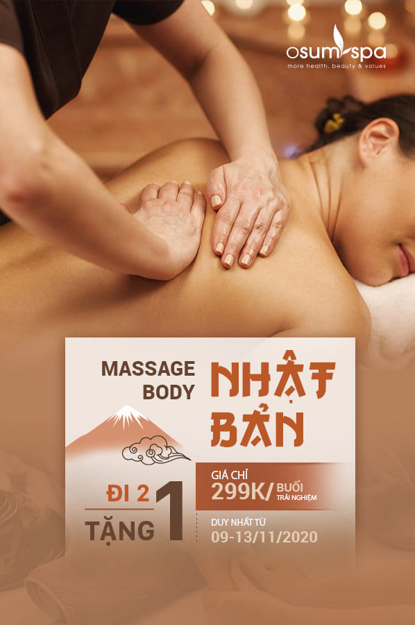 Bài viết quảng cáo massage - Trị liệu body Nhật Bản