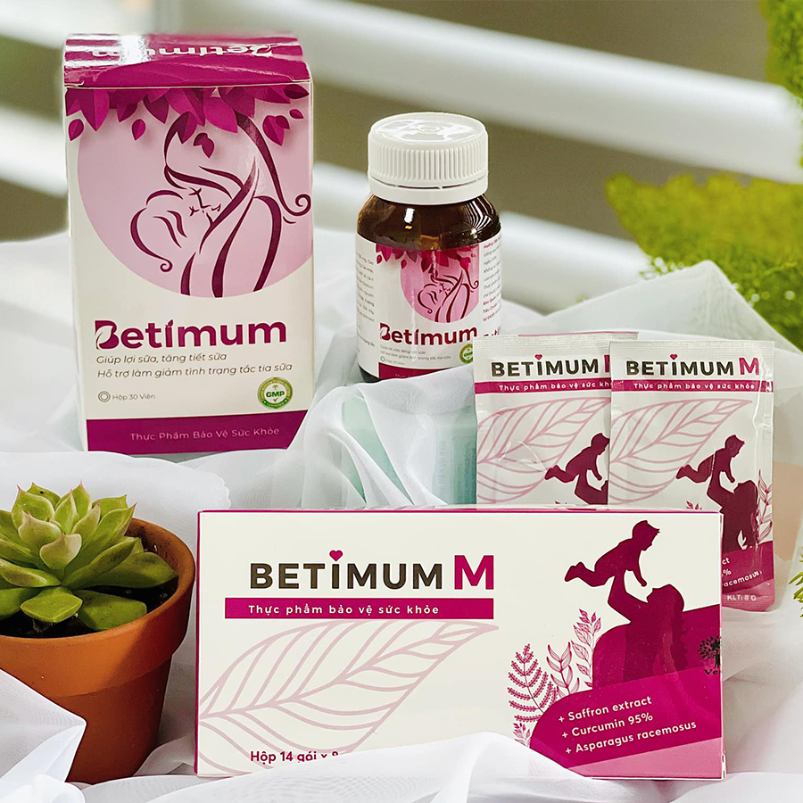 Bộ sản phẩm lợi sữa thảo dược Betimum