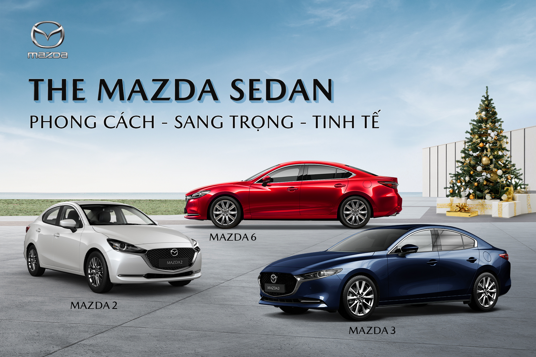 Mẫu content quảng cáo cuối năm - Mazda