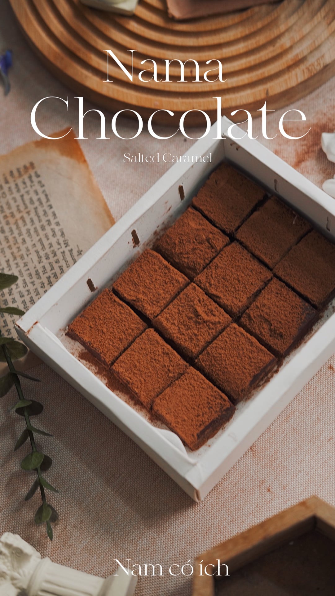 Bài viết bán socola Valentine - Nama Chocolate