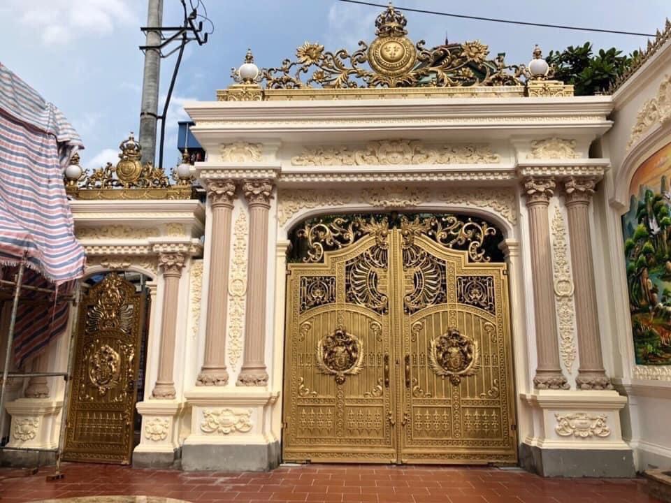 Cổng nhôm đúc Nam Định 