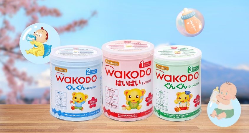 Sữa Nhật cho bé Wakodo