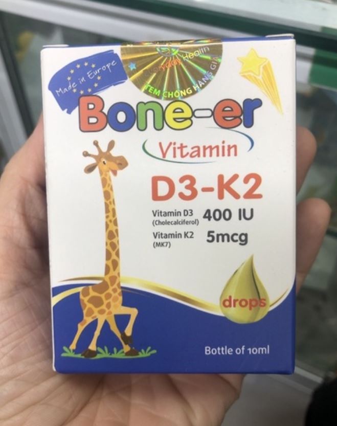 Đặc điểm nổi bật của Bone-er Vitamin D3-K2