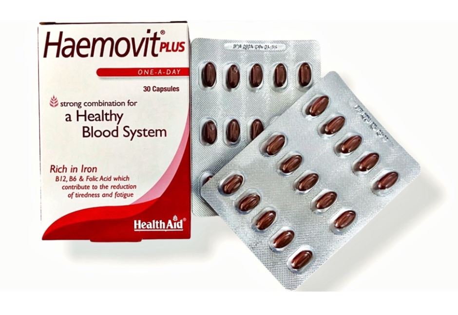 Công dụng Haemovit Plus HealthAid 30 viên