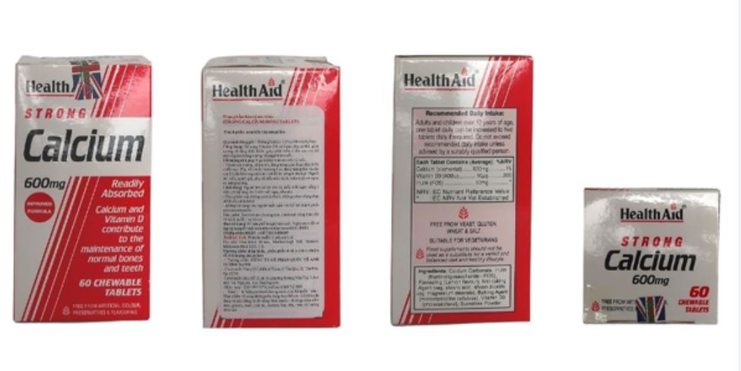 HealthAid Strong Calcium 600mg