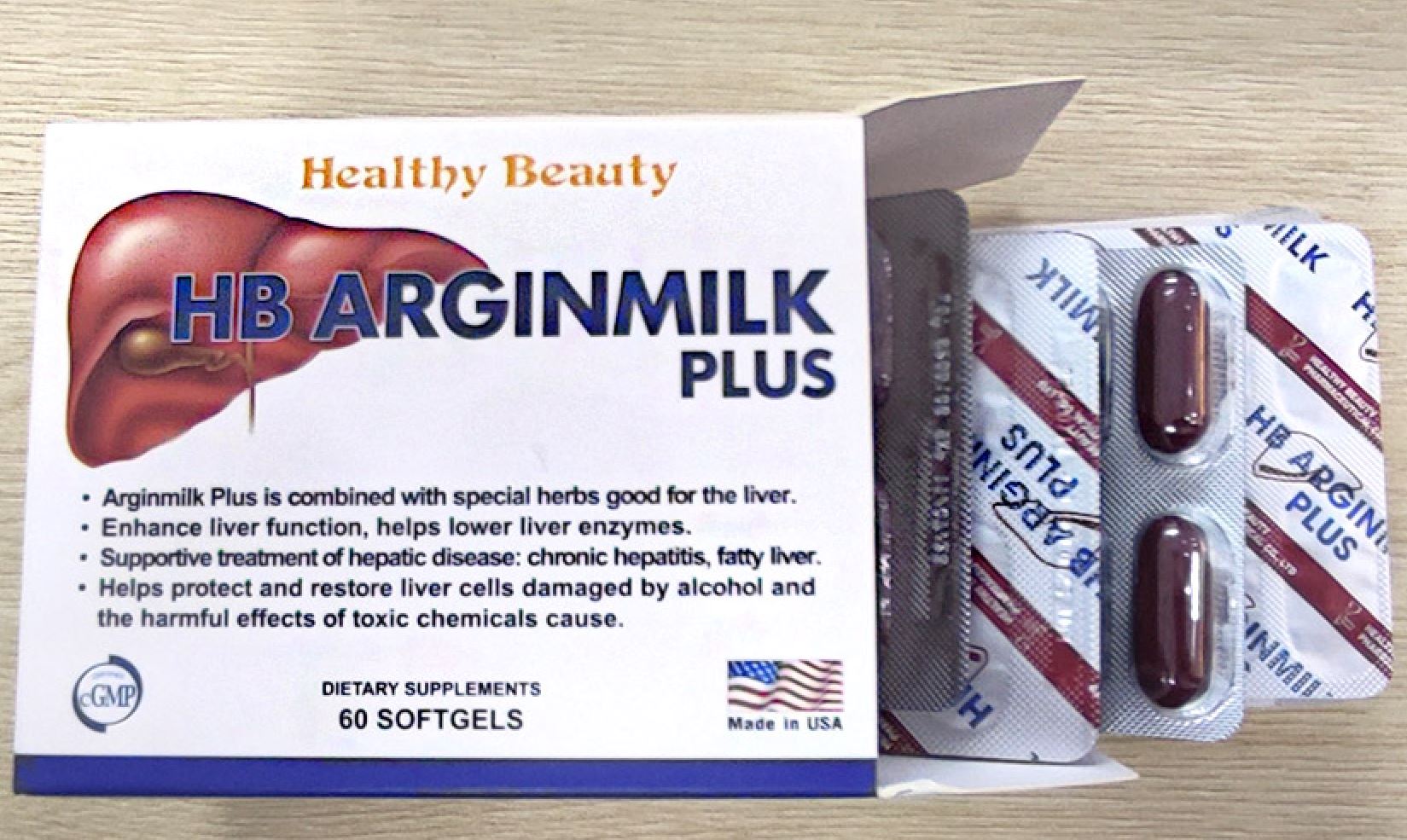 Viên bổ gan HB Arginmilk Plus Healthy Beauty có tốt không?